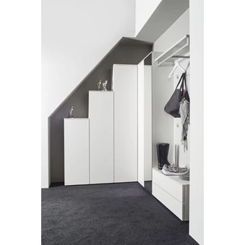 Halmeubel hoekkast Tando opstelling 44 matte lak wit Sudbrock