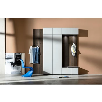 Halmeubel Tando opstelling 90 matte lak eik donker Sudbrock