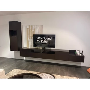 Hangende tv-kast structuurlak Cappuccino Yumè