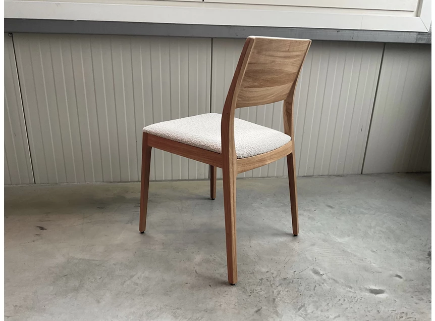 Zijde Stoel Vero massief eik naturel stof Haga 900 Estetica Home