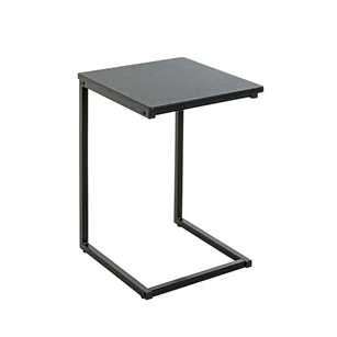 Bijzettafeltje Luzern zwart 52593 schuin vooraanzicht