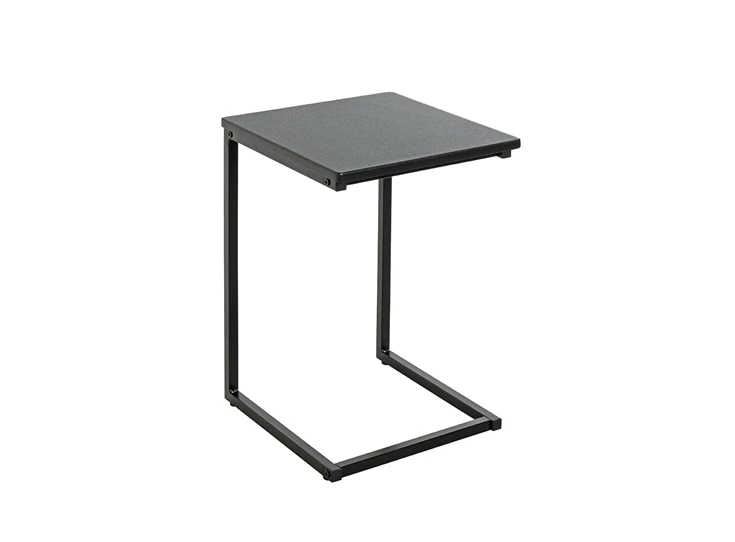 Bijzettafeltje Luzern zwart 52593 schuin vooraanzicht