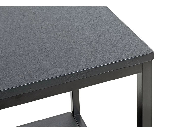 Bijzettafel Lugano zwart 52572 detail MDF staal