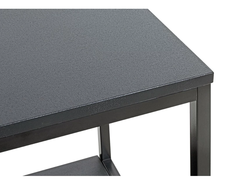 Bijzettafel Lugano zwart 52572 detail MDF staal