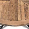 483950 rivièra maison falcon crest coffee table salontafel gerecycled hout metaal rm zwart kruispoot