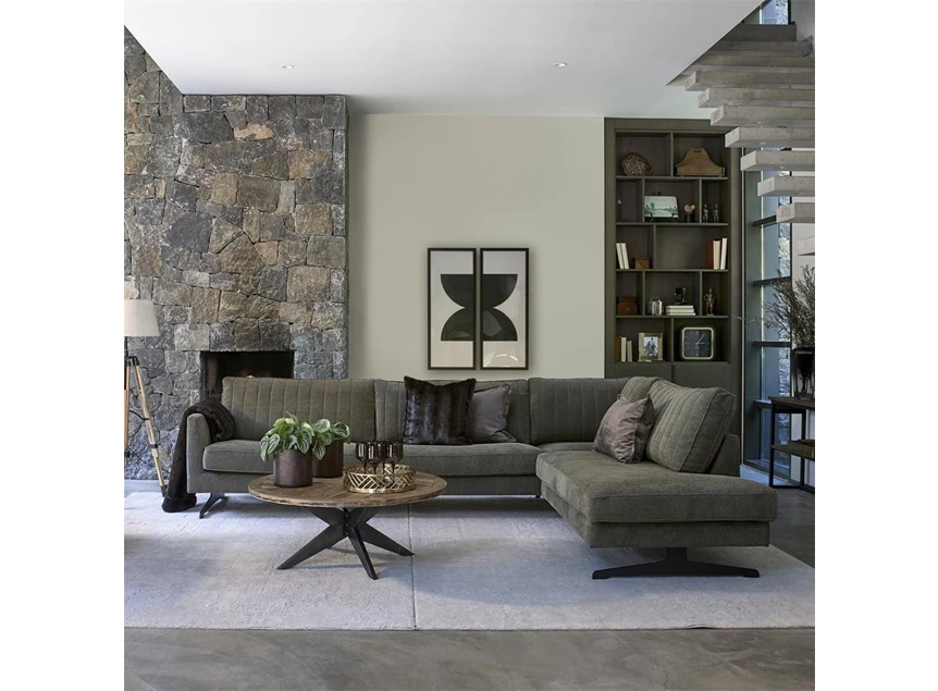 483950 metaal rm zwart kruispoot falcon crest coffee table salontafel gerecycled rivièra maison hout