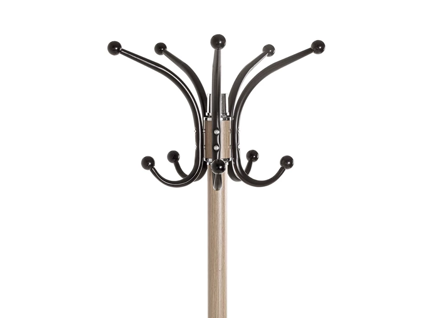 Kapstok Mucki eik zwart metaal 175cm 88492 detail
