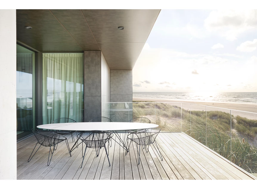 Outdoor Low Chair Wire Black Joli