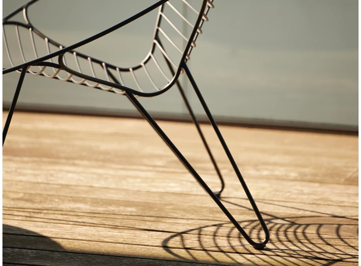 Onderstel Outdoor Low Chair Wire Black Joli
