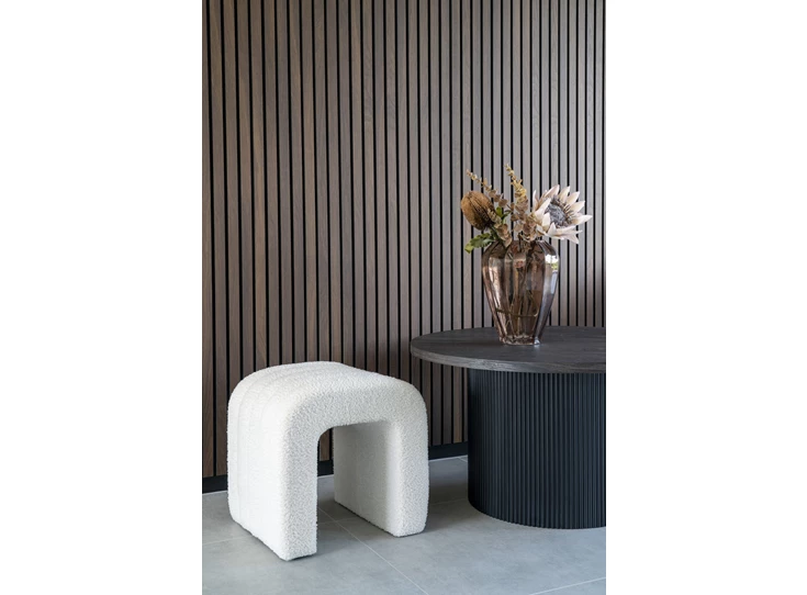 Poef Colma bouclé wit 1501225 sfeerbeeld