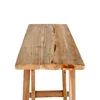 Console Girona teak 90x40x80cm naturel 2301090 zijaanzicht detail