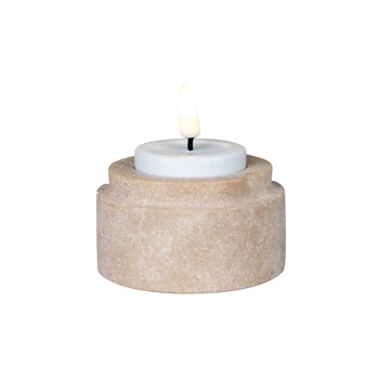Theelichthouder travertine natural 4561049