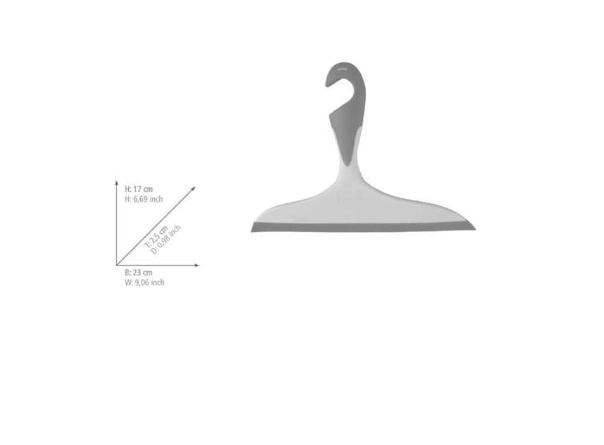 21832100 wenko douchewisser Loano grijs- afmetingen