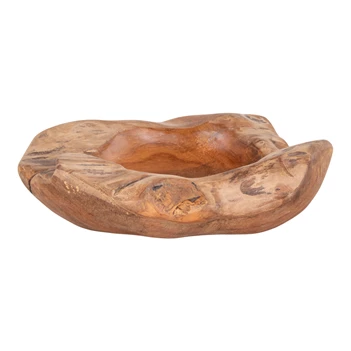 Schaal Rio teak natuur Ø20x8cm 4501010