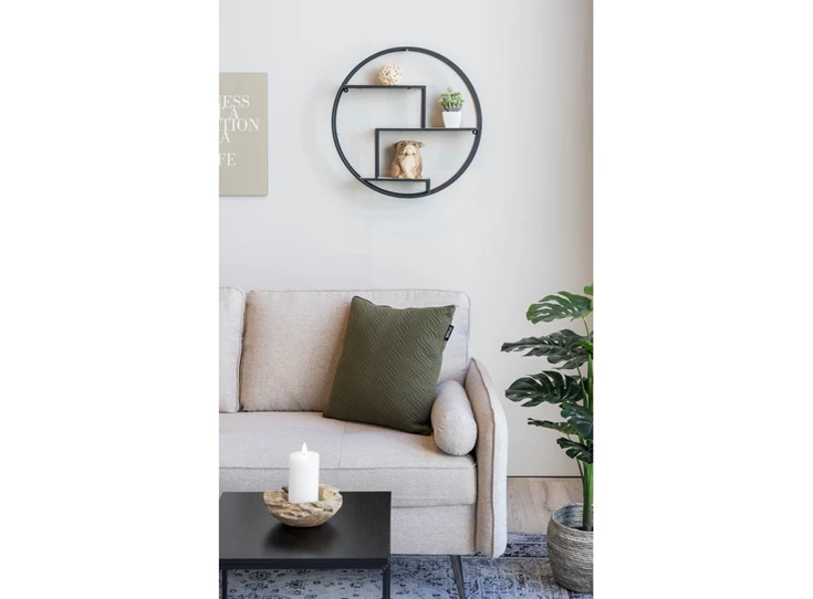 Schaal Rio teak natuur Ø20x8cm 4501010 sfeerbeeld binnen