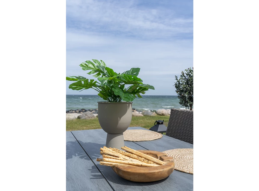 Schaal Rio teak natuur Ø30x10cm 4501011 sfeerbeeld buiten