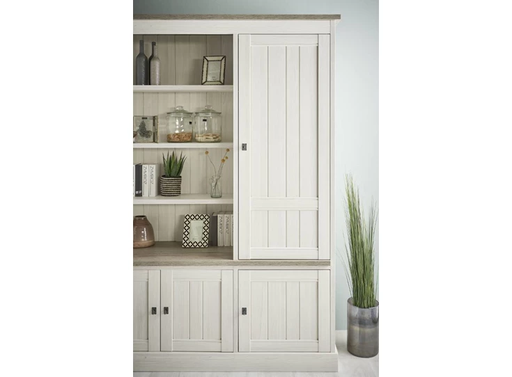 WB2 eetkamer lariks eik licht kristal boekenkast york meubar landelijk hout