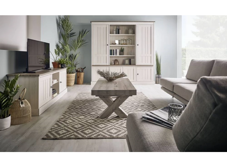 WB2 eetkamer eik licht kristal boekenkast york meubar landelijk hout lariks