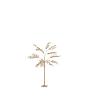 Boom Palm Bladeren 1 Stam Staal Goud Small (71x70x140cm)
