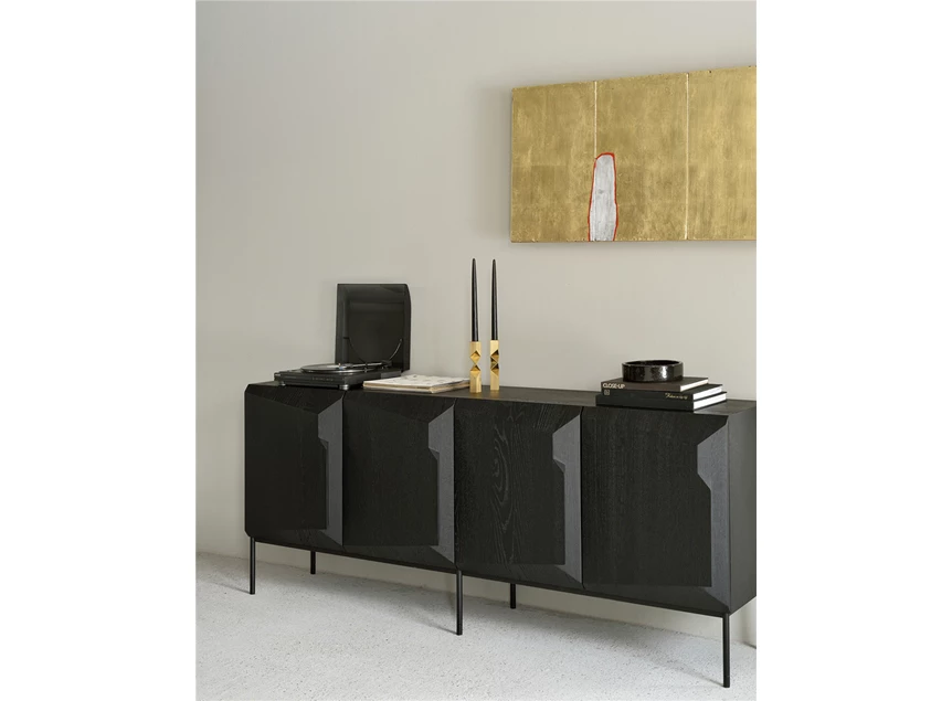 Sfeerfoto Oak Stairs Black Sideboard 50438 Ethnicraft