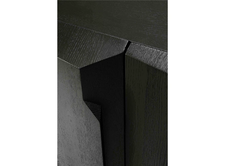Detail Oak Stairs Black Sideboard 50437 Ethnicraft