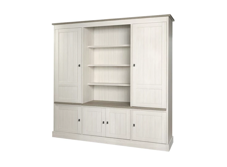 WB2 eetkamer lariks eik kristal boekenkast york meubar landelijk hout licht