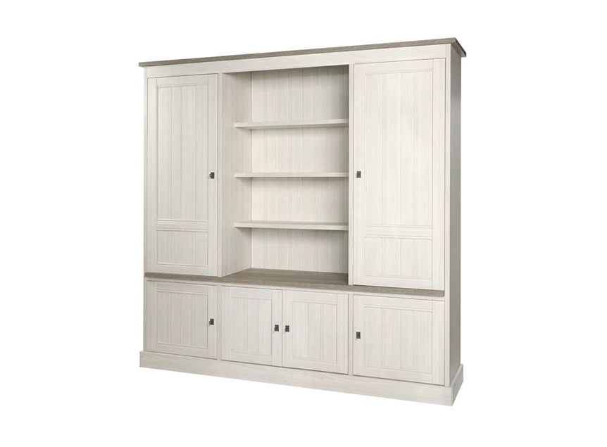 WB2 eetkamer lariks eik kristal boekenkast york meubar landelijk hout licht