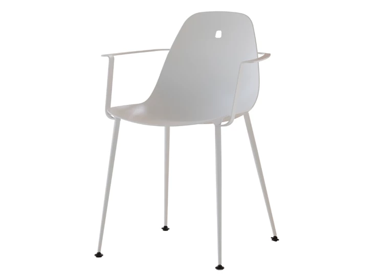 Armstoel Marguerite frame wit Joli