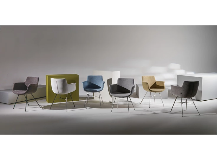 Collectie Armstoel Chagall Spinning Base stof Easy Care Joli