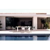 Outdoor Tafel Curve Rectangular keramiek Absolute White Joli