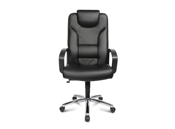 Bureaustoel Topstar Comfort Point 50 zwart 7810D60 recht vooraanzicht lederlook