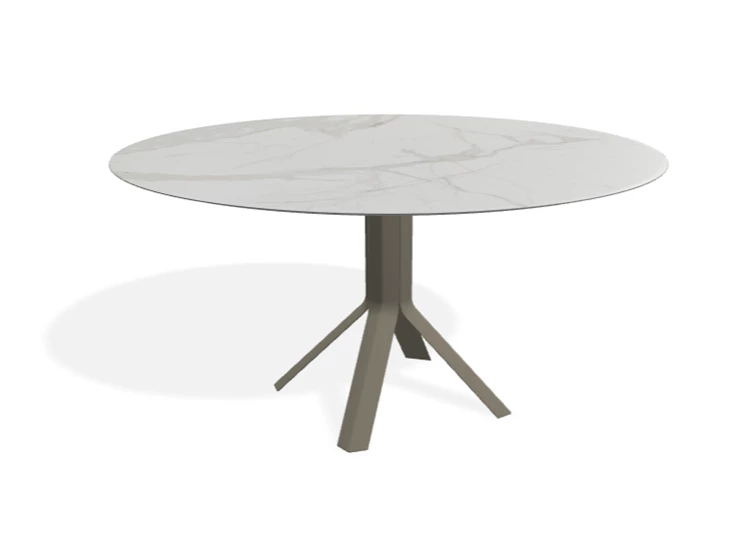 Tafel Fizz Round keramiek Calacatta Joli