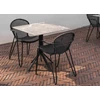 Outdoor Bistrotafel Fizz Square xeramica Marble Marone Joli