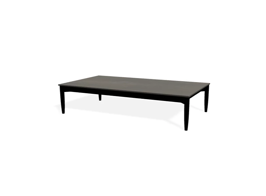 Salontafel Marguerite Rectangular Xeramica Black Iron Joli