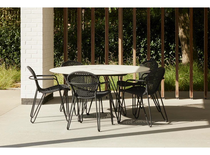 Sfeerfoto Tafel Wire Round Xeramica Calacatta Naturale Joli