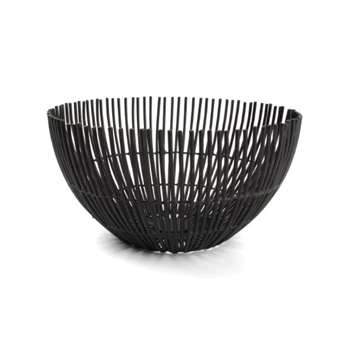 824631 Salt and Pepper S&P Draadmand Ø18,5cm H9cm zwart Iris