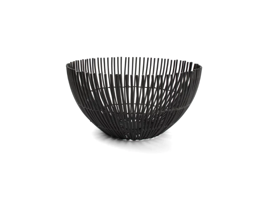 824631 Salt and Pepper S&P Draadmand Ø18,5cm H9cm zwart Iris