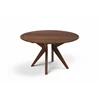 Tafel Capri rond massief hout Amerikaans noten Willisau Edition
