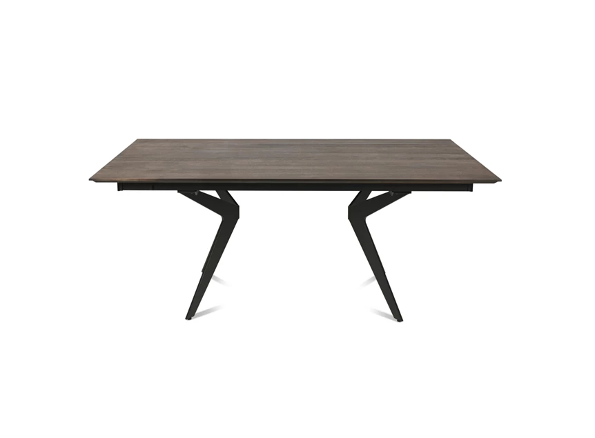 Dicht Tafel Capri rechthoekig verlengbaar massief hout eik gebeitst Willisau Edition