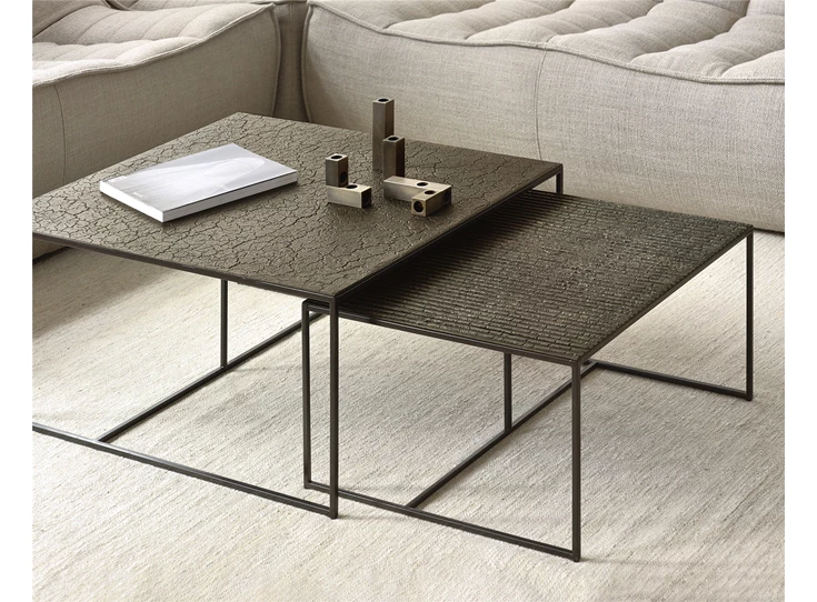 Inzoom Pentagon Nesting Coffee Table Whisky 25895 Ethnicraft