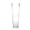 Ronde vaas- transparant- glas- 50cm