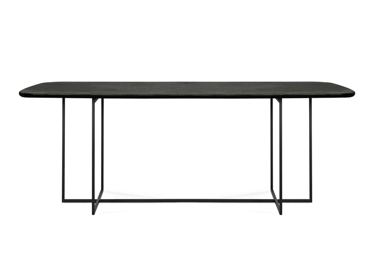 Oak Arc Black Dining Table 50033 Ethnicraft