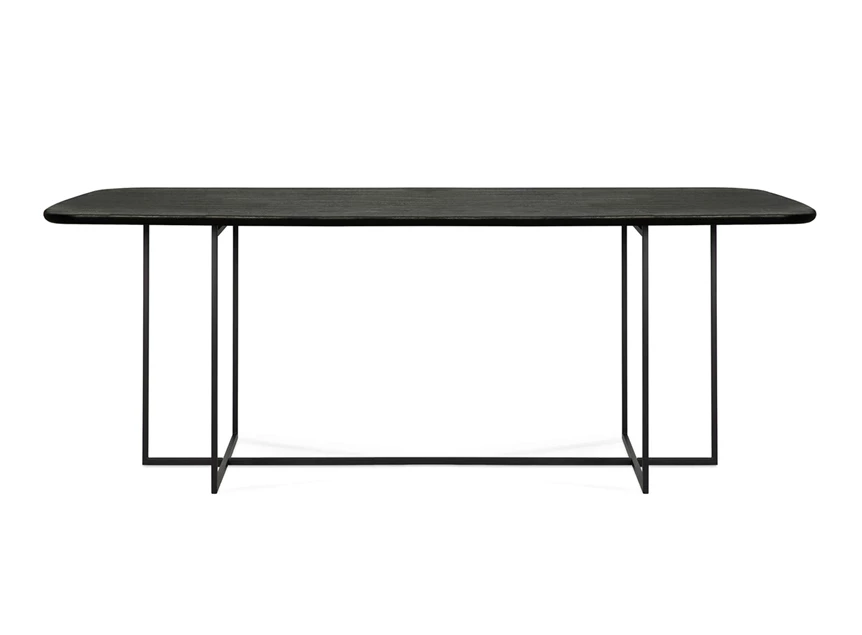 Oak Arc Black Dining Table 50033 Ethnicraft