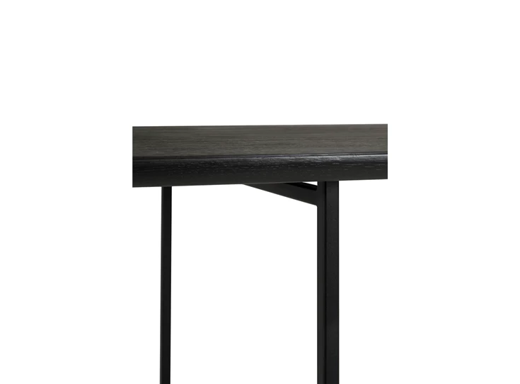 Blad Oak Arc Black Dining Table 50033 Ethnicraft