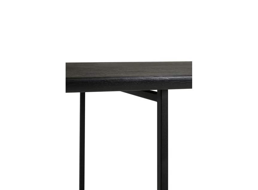 Blad Oak Arc Black Dining Table 50033 Ethnicraft
