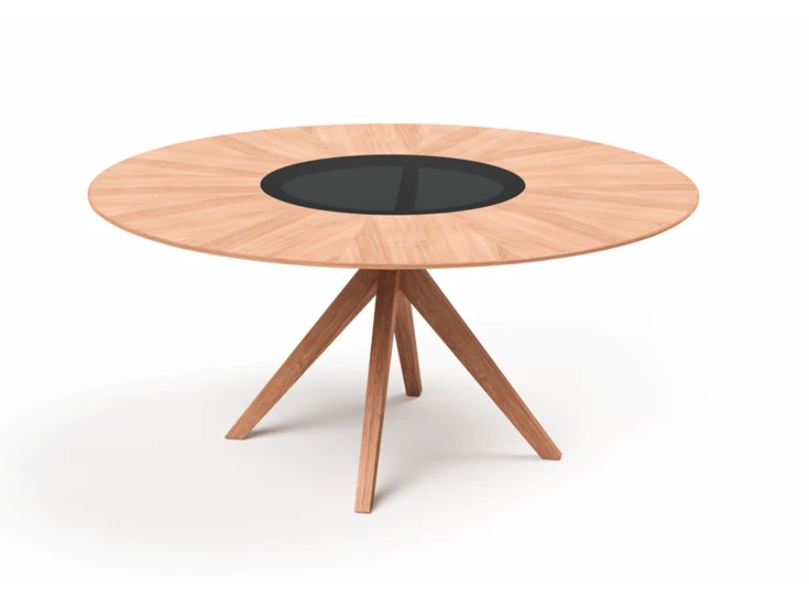 Tafel Bari hout fineer natuur eik Willisau Edition