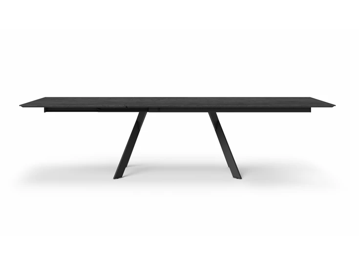 Verlengbare tafel Torino rechthoekig keramiek antraciet Willisau