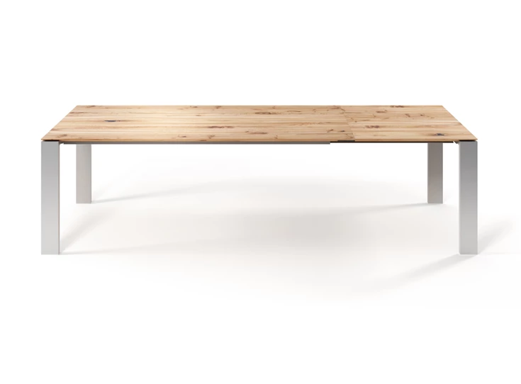 Verlengbare tafel Maleo massief hout olm Willisau
