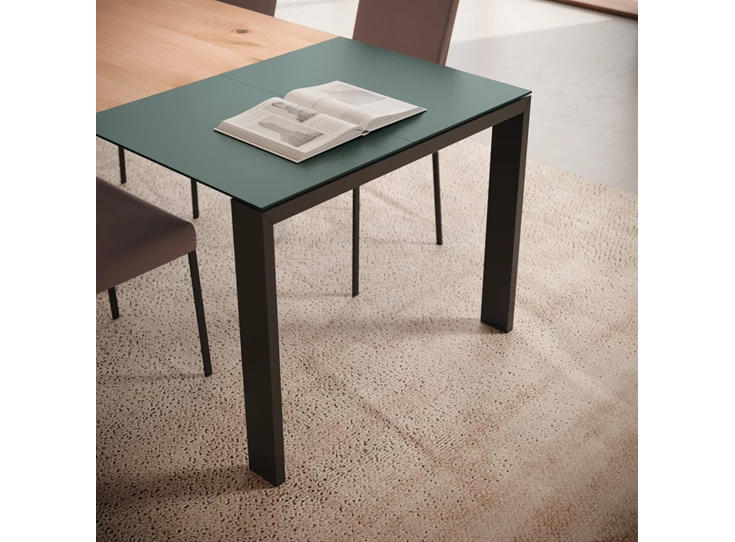 Detail Sfeerfoto Verlengbare tafel Maleo massief hout natuur eik Willisau