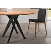 Onderstel Tafel Linea rond massief hout eik natuur Willisau